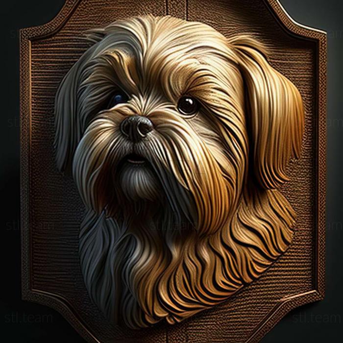 3D model Lhasa APSO dog (STL)